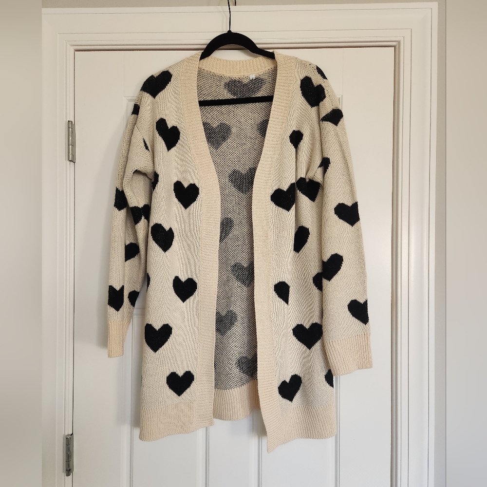 Heart cardigan